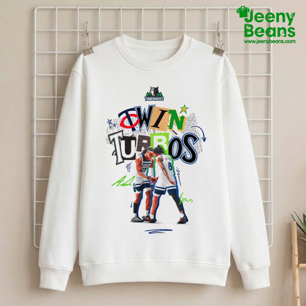 Minnesota Timberwolves Twin Turbos Ayo x Bones Shirt