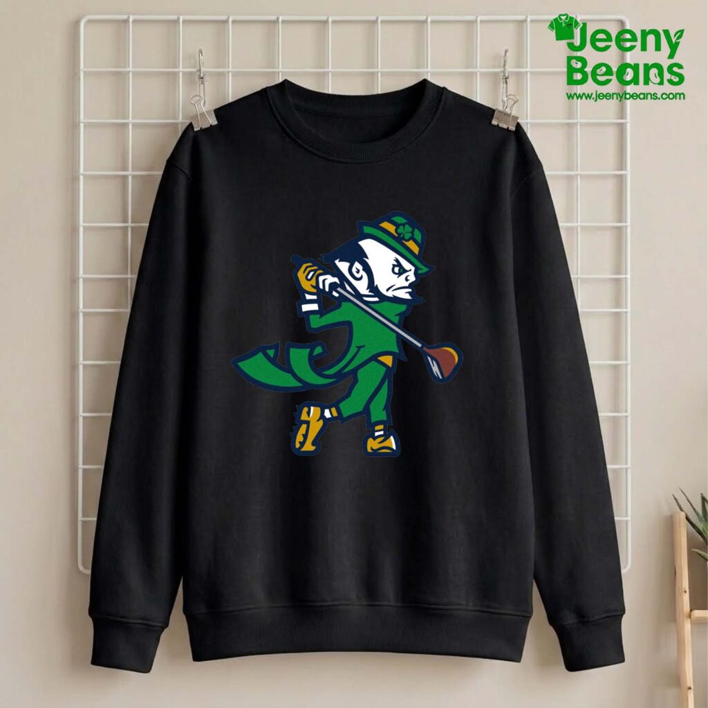 Notre Dame Golf Leprechaun Shirt