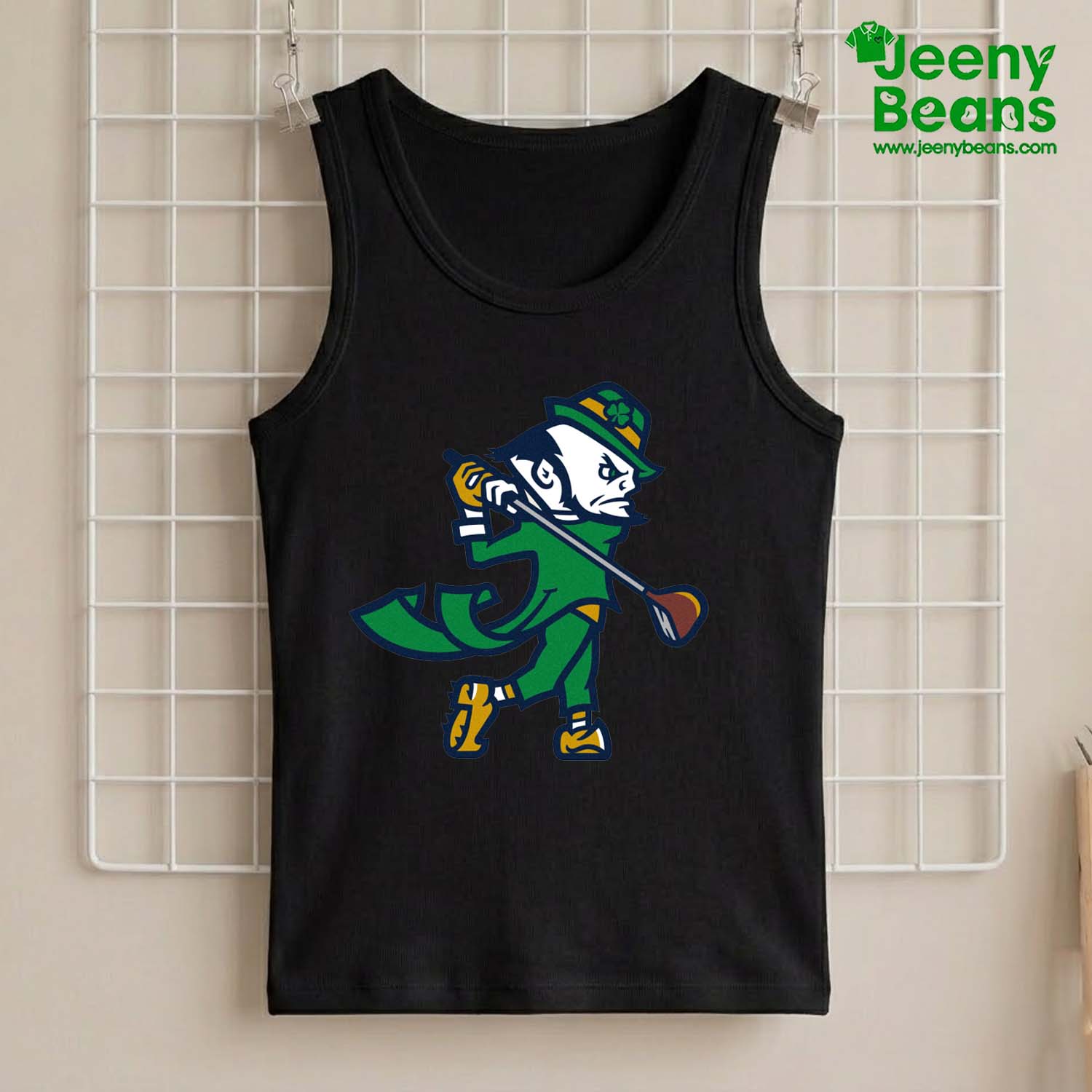 Notre Dame Golf Leprechaun Shirt