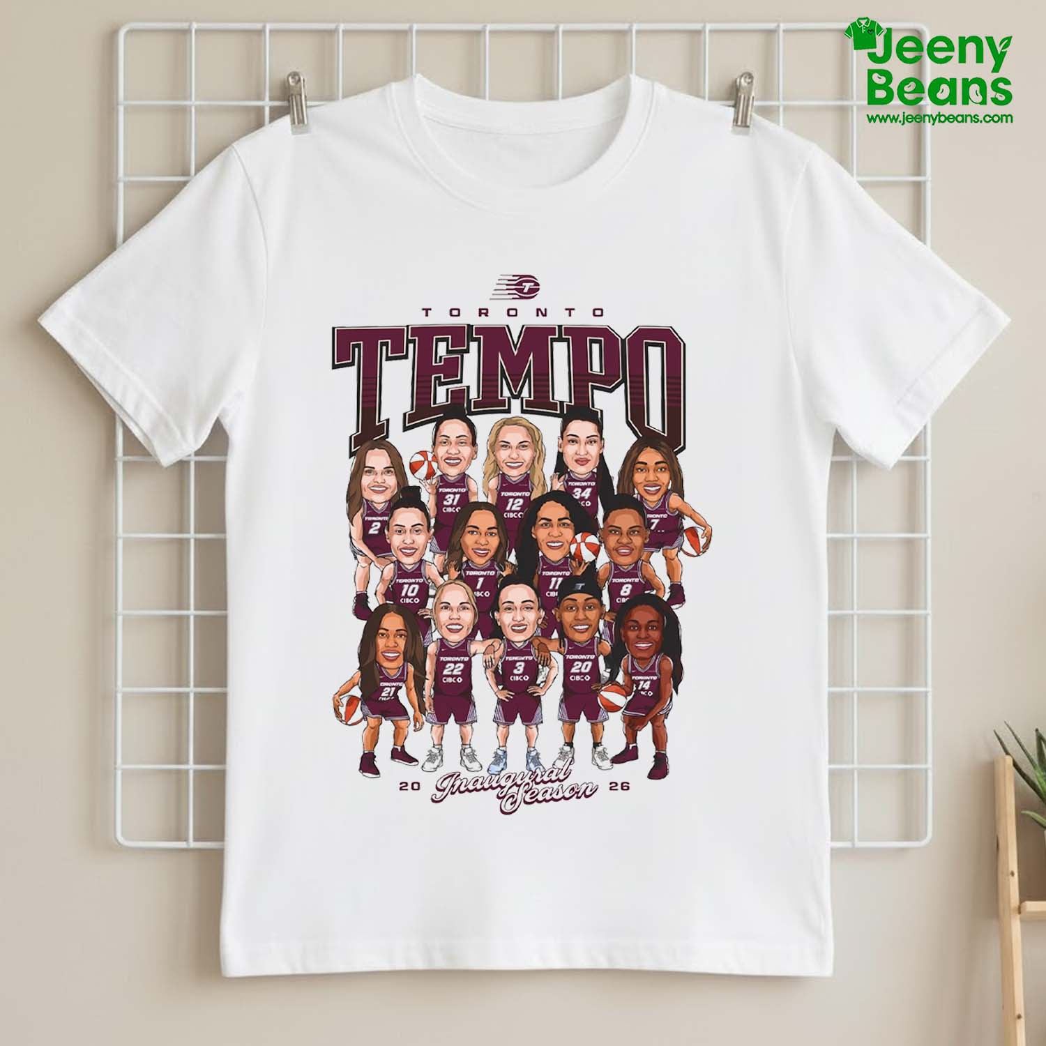 Toronto Tempo Inaugural Season Shirt