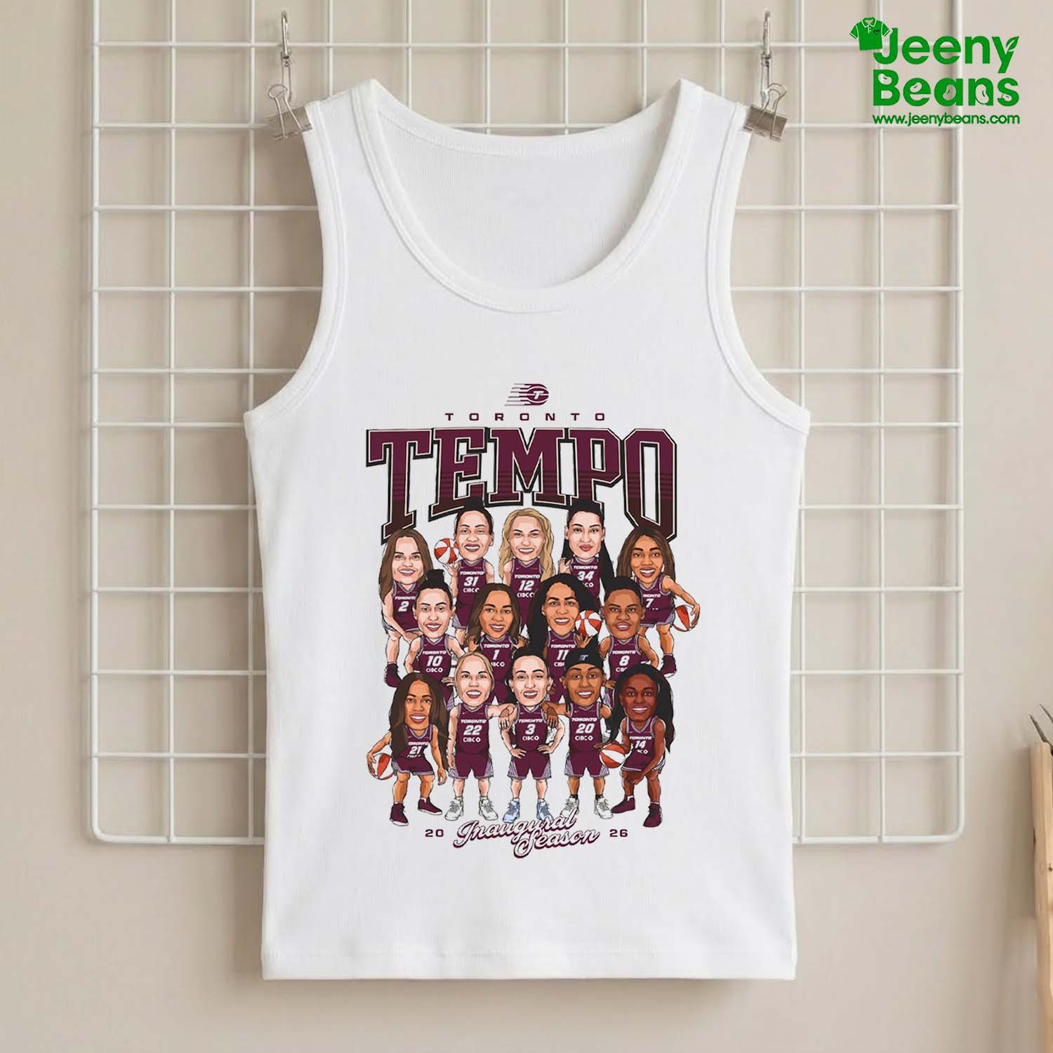 Toronto Tempo Inaugural Season Shirt