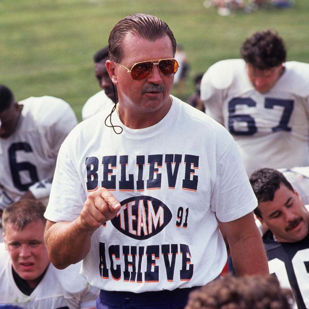 Coach Mike Ditka Believe Team Achieve Shirt Coach Mike Ditka Believe Team Achieve Shirt