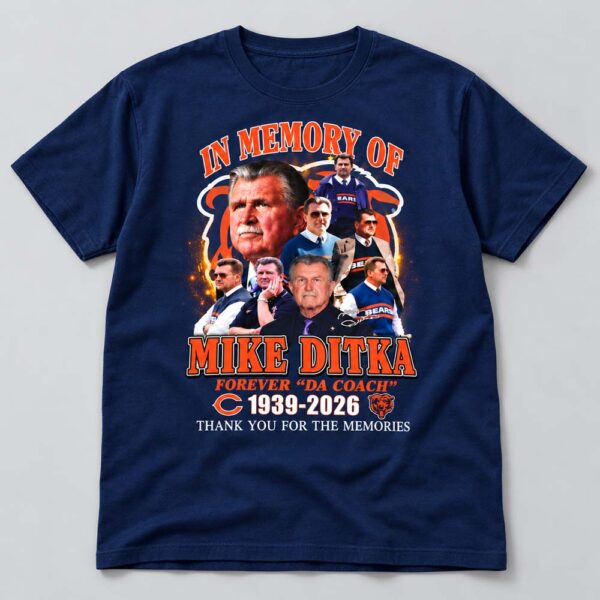 In Memory Of Coach Mike Ditka Shirt